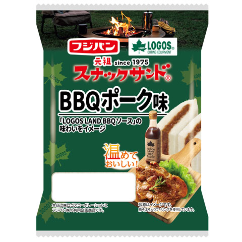 スナックサンド　BBQポーク味（ロゴスコラボ）