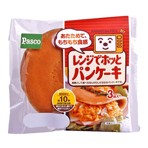 レンジでホッと パンケーキ3枚入