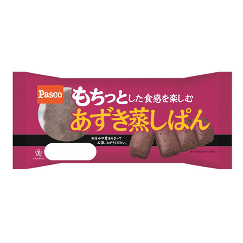 もちっとした食感を楽しむあずき蒸しぱん