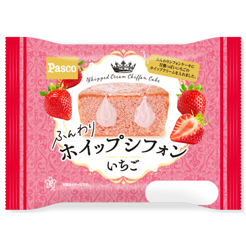 ふんわりホイップシフォン いちご