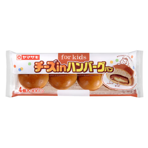 チーズinハンバーグパン（４個入り）