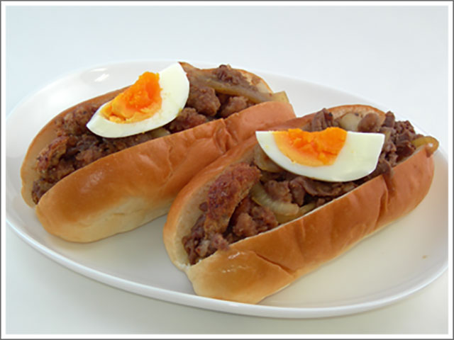 パン粉利用 すき焼きサンドイッチ
